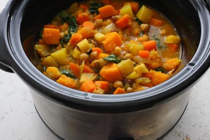 slow cooker root vegetable stew